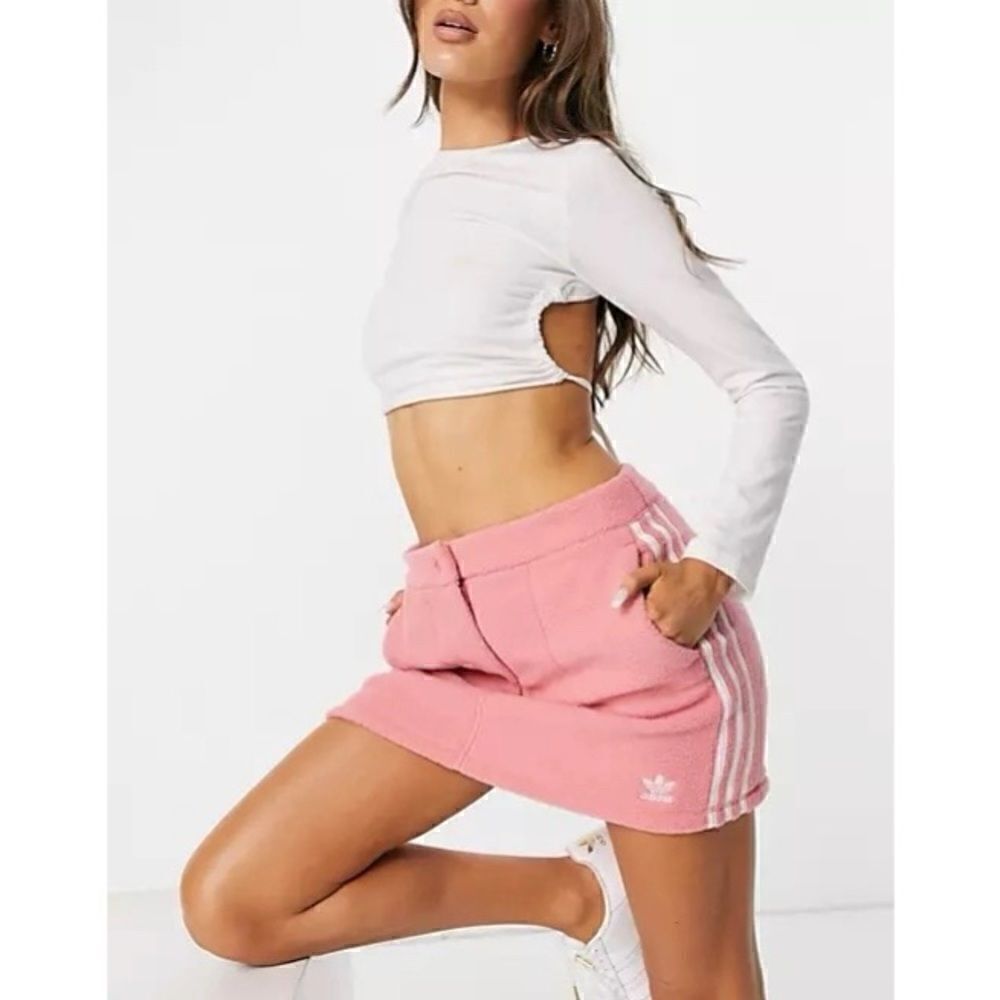 ADIDAS CLASSICS POLAR FLEECE SKIRT - Picture 2 of 11